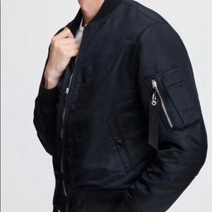 Black Manston Bomber Jacket Rag & bone